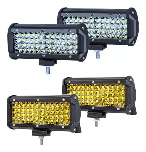 Faros Led De Búho 2 Led Luz Blanca Y Luz Ámbar 12-24v (Par) GFA-0120