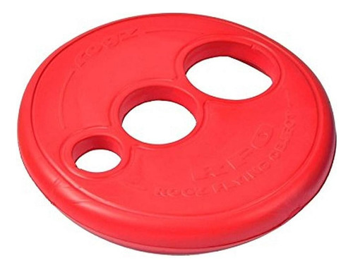 Rogz Flying Object Disc Dog Toy, Rojo