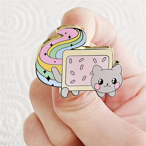 Pin Nyan Cat - Gato Pan Tostada Arcoiris - Pop-tarts Cat