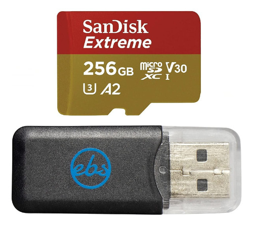 Sandisk Extreme - Tarjeta De Memoria Micro Sd De 256 Gb Par.