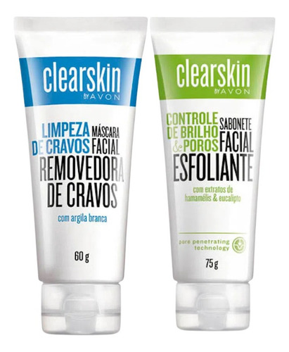 Clearskin Esfoliante + Removedora De Cravos - Avon