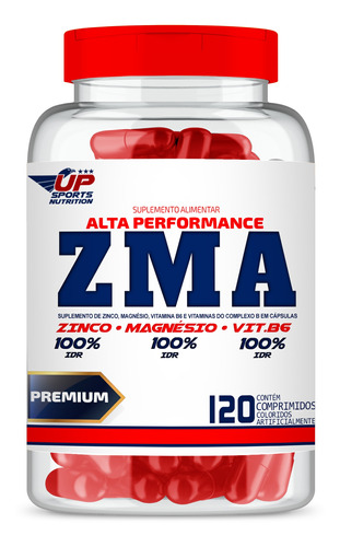 Zma 1500mg Com 120 Comprimidos Up Sports Nutrition
