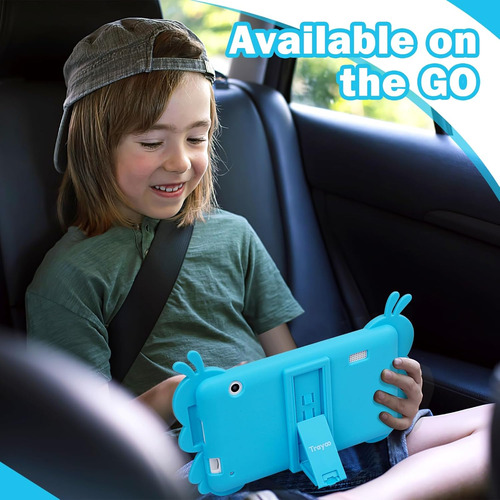 Android 10'' Tablet 7 Para Niños 2gb Ram + 32gb Rom, Azul