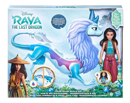 Juguete Disney Raya Y Dragón Sisu  Cambia Color En Agua