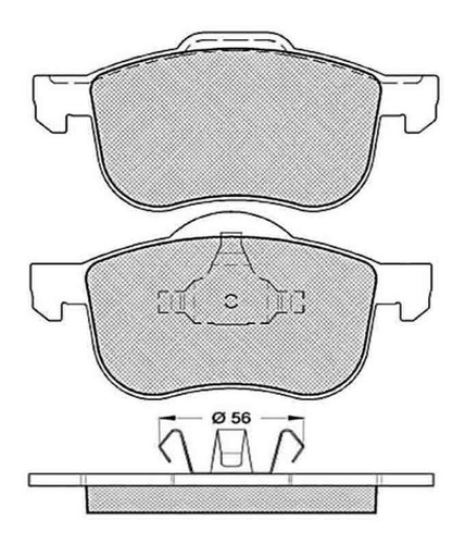 Pastilla De Freno Volvo S 80 2.0-2.4-2.5-2.8-2.9-3.0 98/ Del