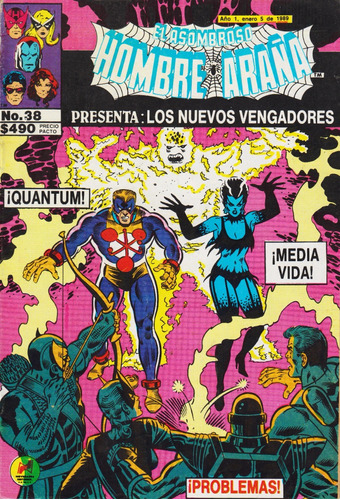 Comic El Asombroso Hombre Araña Presenta # 38 Nuevos Vengado