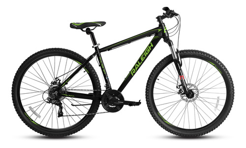 Bicicleta Raleigh De Hombre Pulse Aro 29 Negro/verde