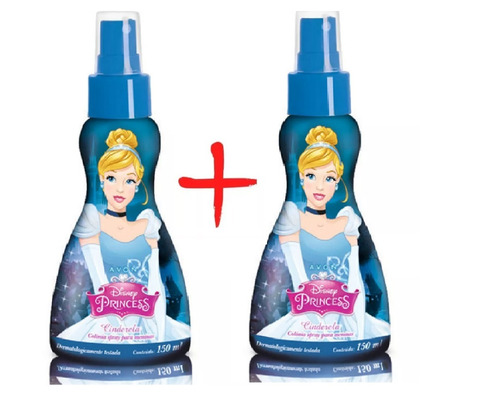 Kit 2 Colonias Spray  Cinderela Perfume Infantil Avon 150 Ml