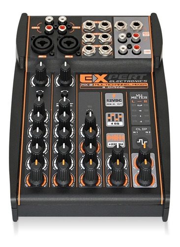 Imagem 3 de 7 de Mesa De Som Automotivo Expert Mx-2 12v Stereo