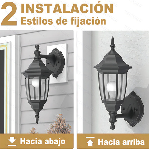 Foco Mural Hexagonal Zt-302, 127v, Sin Spotlights