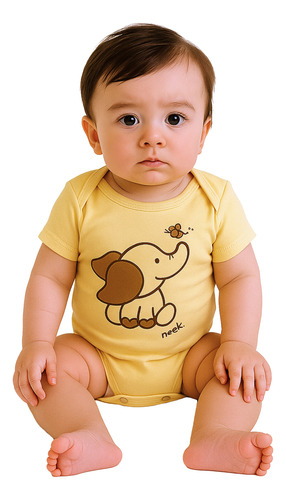 Pañalero Estampado Bebé Algodón Suave Neek Cotton® Unisex