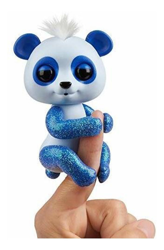 Fingerlings Panda Glitter - Archie (azul)