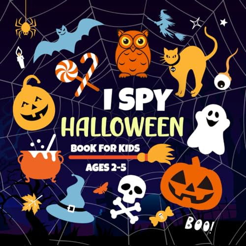 Book : Halloween Party Favors I Spy Halloween Book For Kids