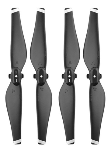 Imagen 3 de 10 de 4 Piezas De Hélices Negro Para Dji Mavic Air Dron Accesorios