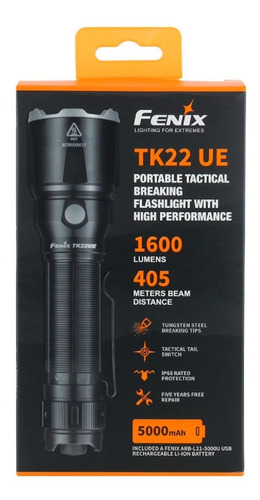 Fenix Tk22ue Linterna 1600 Lúmenes Con Usb Recargable