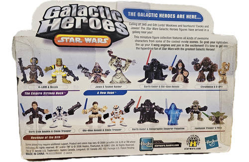 Lote De 2 Packs Galactic Heroes Star Wars