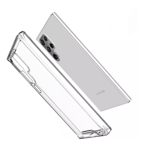 Case Space Colection Clear Para Samsung S22/ S22 Plus/ Ultra