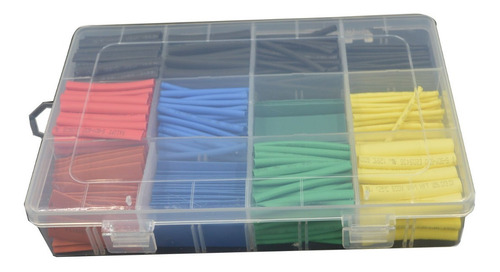 Imagen 3 de 5 de Kit Termocontraible Colores Set 530 Piezas Caja 1.5mm A 10mm