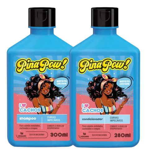 Shampoo E Condicionador Hidratante I Love Cachos 300ml