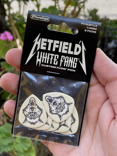 Uñetas Dunlop Signature James Hetfield White Flag