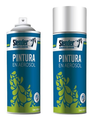 Pintura Spray Slender 400 Alta Temperat. Aluminio Hasta 600°