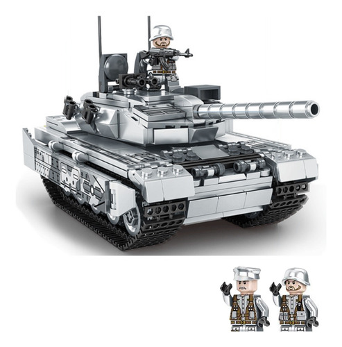 Minibuild Bloques Series De Soldado De Tanque Modelo Militar