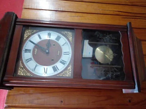 Reloj De Pared Con Campanas Y Pendulo MercadoLibre