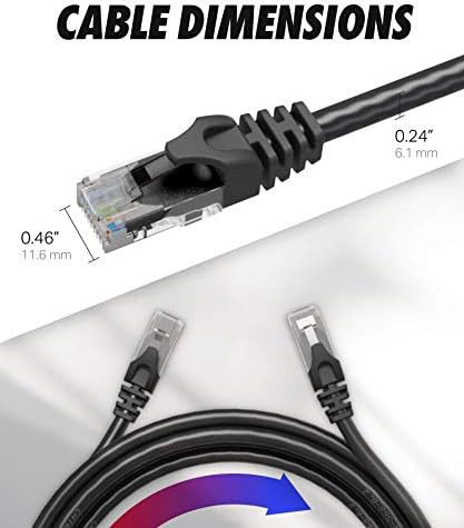 Cables Ultra Clarity Cable Ethernet Cat6, Parche De 30 Pies