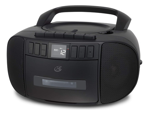 Gpx Bca209b Boombox Portátil Con Reproductor De Cd Y Casete,