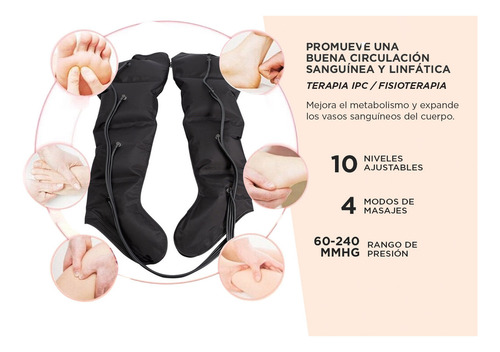 Botas De Presoterapia Gadnic Celulitis Talle M Circulacion