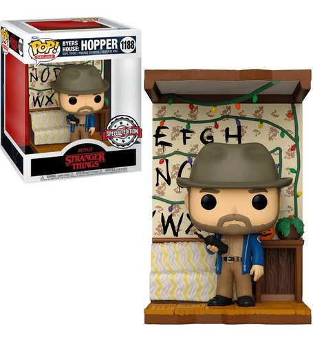 Funko Pop Hopper Byers House #1188 Stranger Things Exclusive