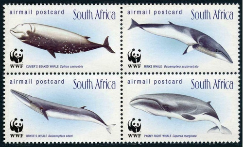 Fauna - Wwf - Ballenas - Sudáfrica - Serie Mint