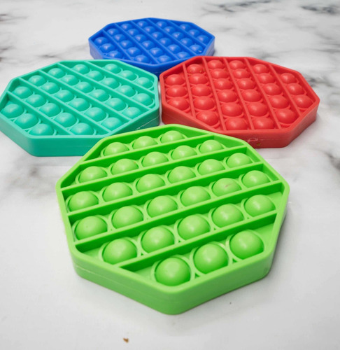 Pop It Juguete Juego Burbujas Novedad Anti Estrés Colores