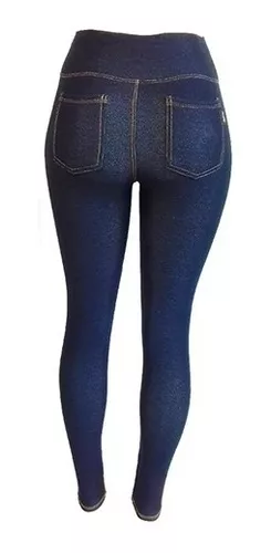 Calça Legging Imita Jeans Super Promoção