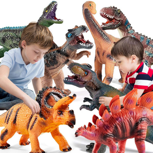 Dinosaurio Temi Juguetes De De 7 Piezas Para Niños Y Niñ Dns
