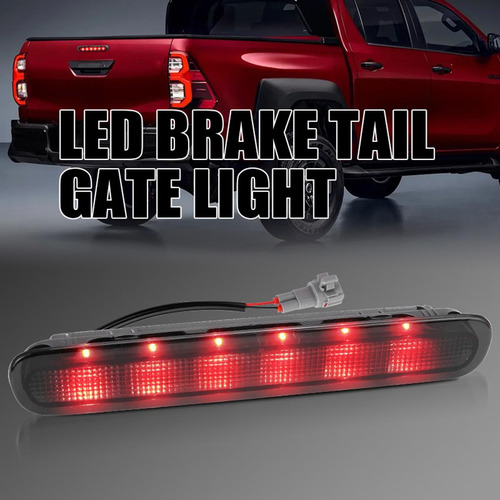 Smoke 3rd Stop Brake Rear Led Light For Hilux Vigo 2005-2014
