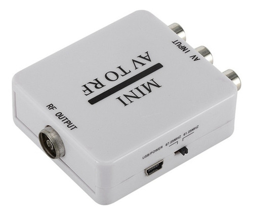 Cable De Vídeo Compuesto Rca/a/v A Rf/coaxial/coaxial
