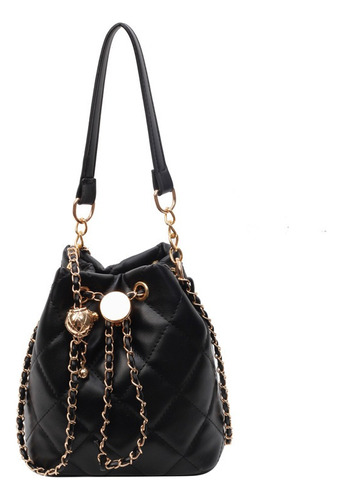 Bolso Tipo Bombonera Retro Con Bordado De Diamantes, Bolso