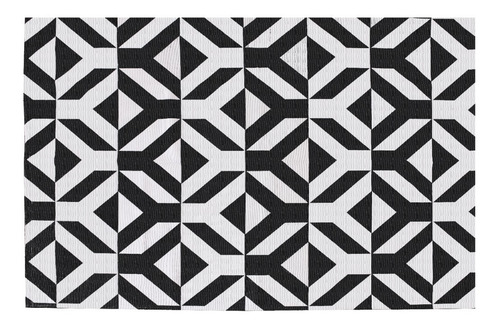 Imagem 2 de 6 de Tapete De Sala Geométrico Cannes 1,32 X 3,00 Tendência Ano