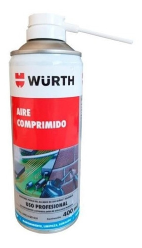 Aire Comprimido Aerosol Limpieza Pc 400 Ml Wurth Ferreplus