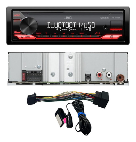 Estereo Jvc 1 Din Bluetooth Mp3 Eq Kd-x282bt