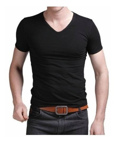 Polo Slim Fit Cuello V Anti- Arrugas