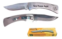 Comprar 3 Canivetes De Bolso Zebu Barretos Inox   Personalizado Nome