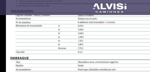 Volkswagen 24-250 Constellation Tractor 6x2 Doble Eje + Iva