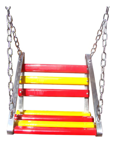 Balanço Infantil Tradicional Em Ferro - Cód. 0871 Cor Colorido