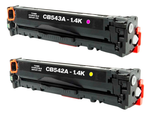 2x Compatível Hp Laser Cp1215 Pro 200 125a 1515n 1yell 1mag