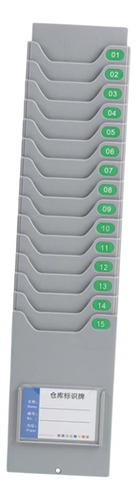 Suporte De Parede Para Cartões De Com 15 Slots De Bolso