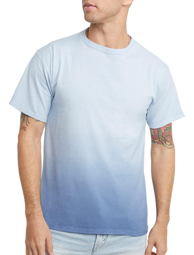 Camiseta De Manga Corta Para Hombre Hanes, Teñida Con Lavado