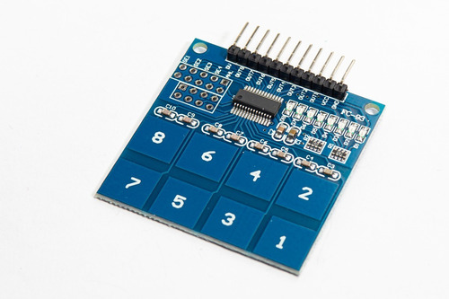 Imagen 3 de 6 de Sensor Capacitivo Ttp226 8 Canales Switch Touch Para Arduino