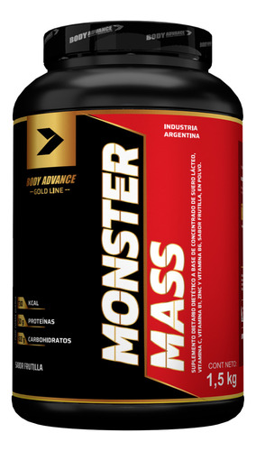 Monster Mass 1.5 Kg Frutilla Body Advance